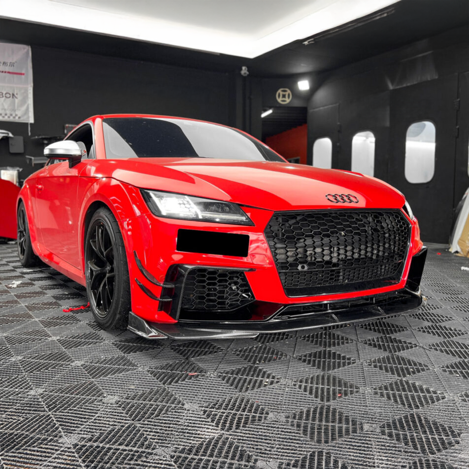 Audi Carbon Fiber Performance Style Front Splitter for MK3 TTRS PFL