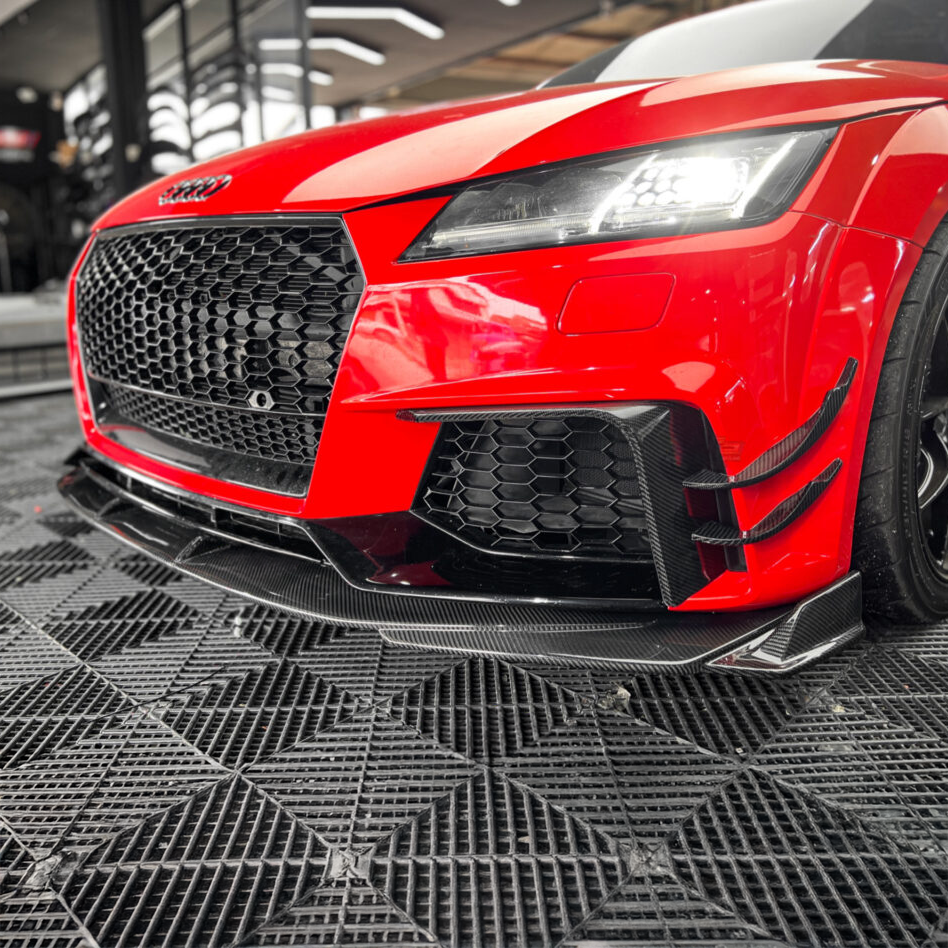 Audi Carbon Fiber Performance Style Front Splitter for MK3 TTRS PFL