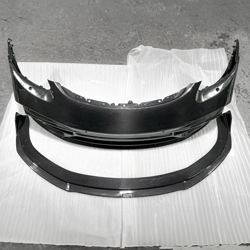 Porsche TAKD V2 Pre-Preg Carbon Fiber Front Bumper & Splitter for 718 Cayman & Boxter