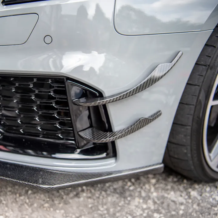 Audi Pre-Preg Carbon Fiber Front Canards for 8V RS3 FL