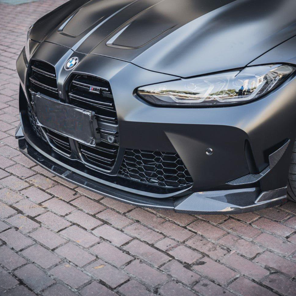 BMW Pre-Preg Carbon Fiber JSL Style Front Splitter for G80 M3 & G82 M4