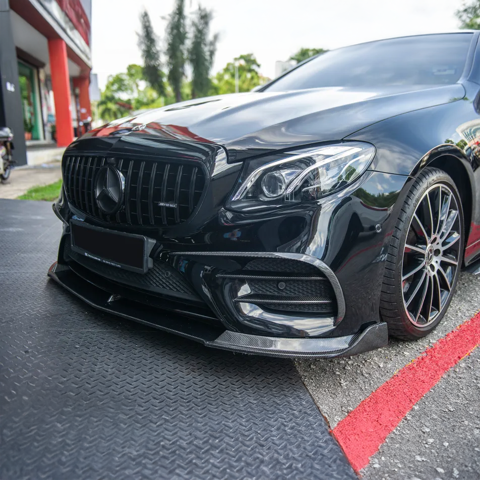 Mercedes Carbon Fiber GT Style Front Splitter for W213 Sedan PFL