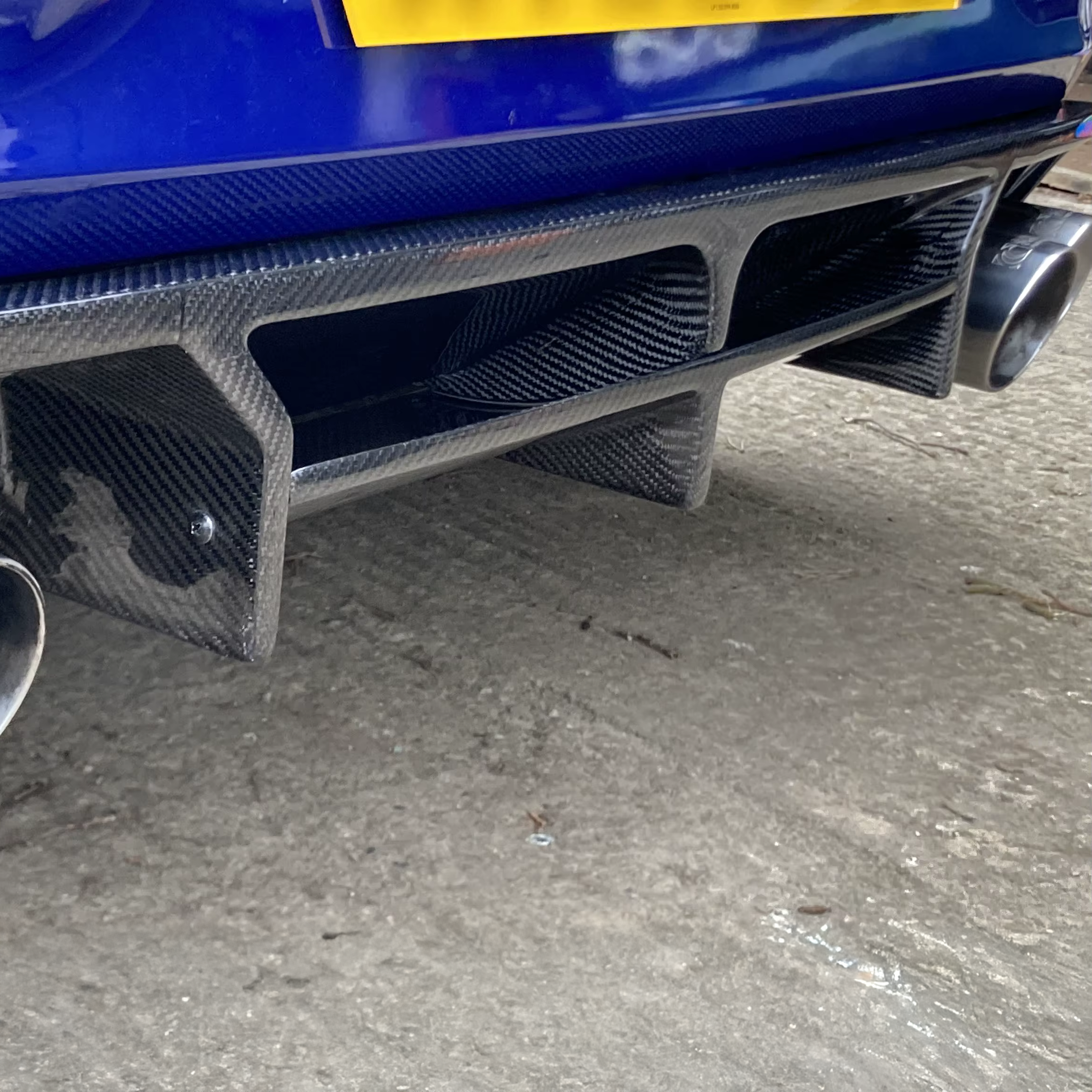 Volkswagen Empero Designs Carbon Fiber Rear Diffuser for Golf MK7R & R-Line