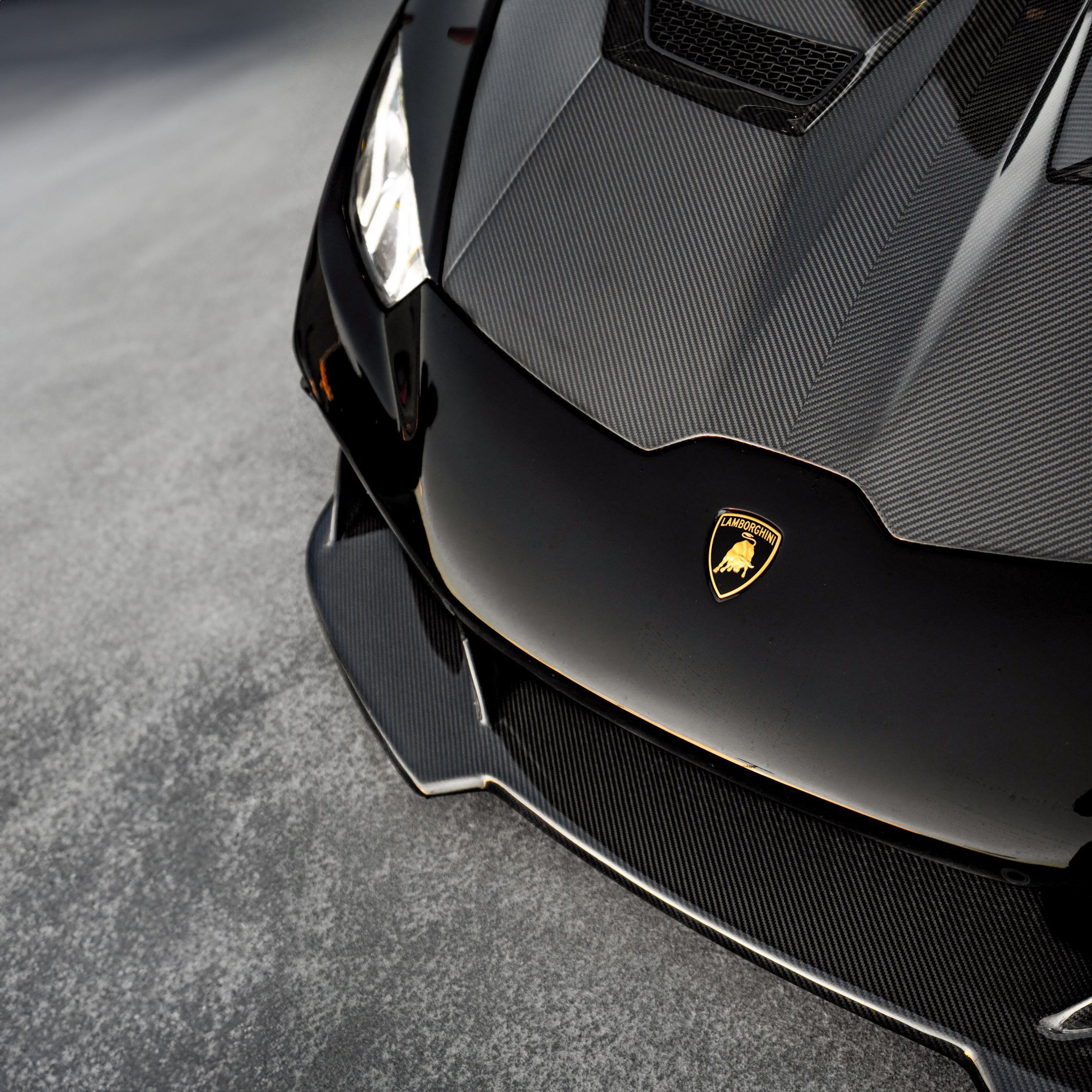 Lamborghini Pre-Preg Carbon Fiber Vorsteiner Style Front Bumper & Splitter for Huracan LP580 LP610