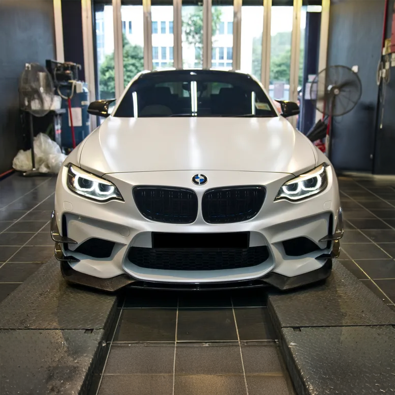 BMW Carbon Fiber AC Schnitzer Style Front Canards for F87 M2