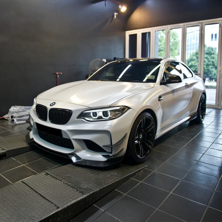 BMW Carbon Fiber AC Schnitzer Style Front Canards for F87 M2