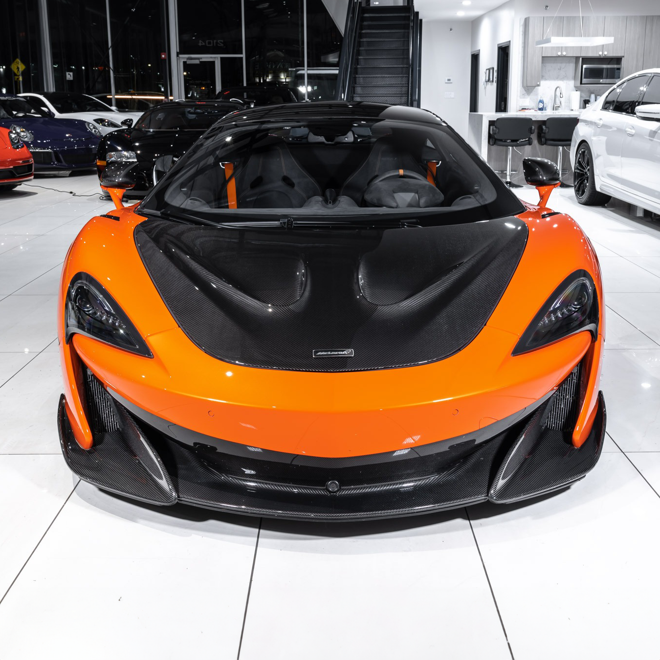 McLaren Pre-Preg Carbon Fiber 600LT Style Front Bumper & Splitter for 540C & 570GT & 570S