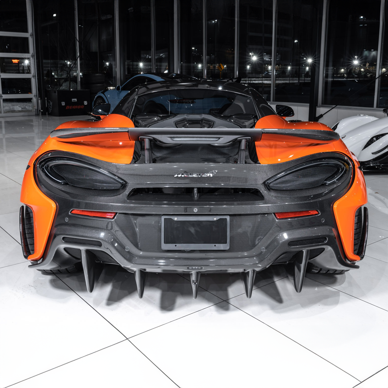 McLaren Pre-Preg Carbon Fiber 600LT Style Rear Bumper & Diffuser for 540C & 570GT & 570S