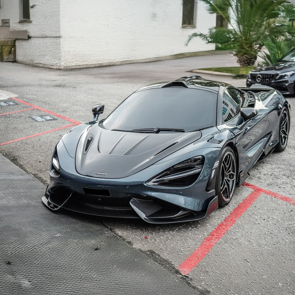 McLaren Pre-Preg Carbon Fiber RYFT Style Hood for 720S