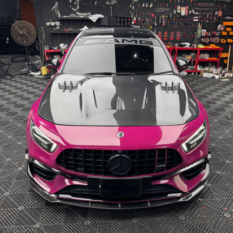 Mercedes Carbon Fiber LY Style Hood for W177