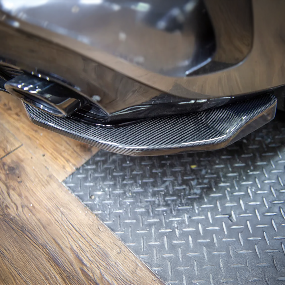 Mercedes Carbon Fiber Maxton Style Rear Diffuser Spats for W177 A35 & A45S