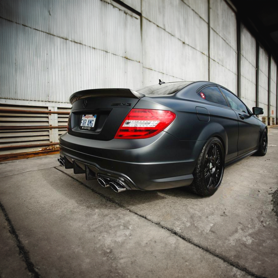 Mercedes Carbon Fiber JSL Style Rear Diffuser for W204 C63