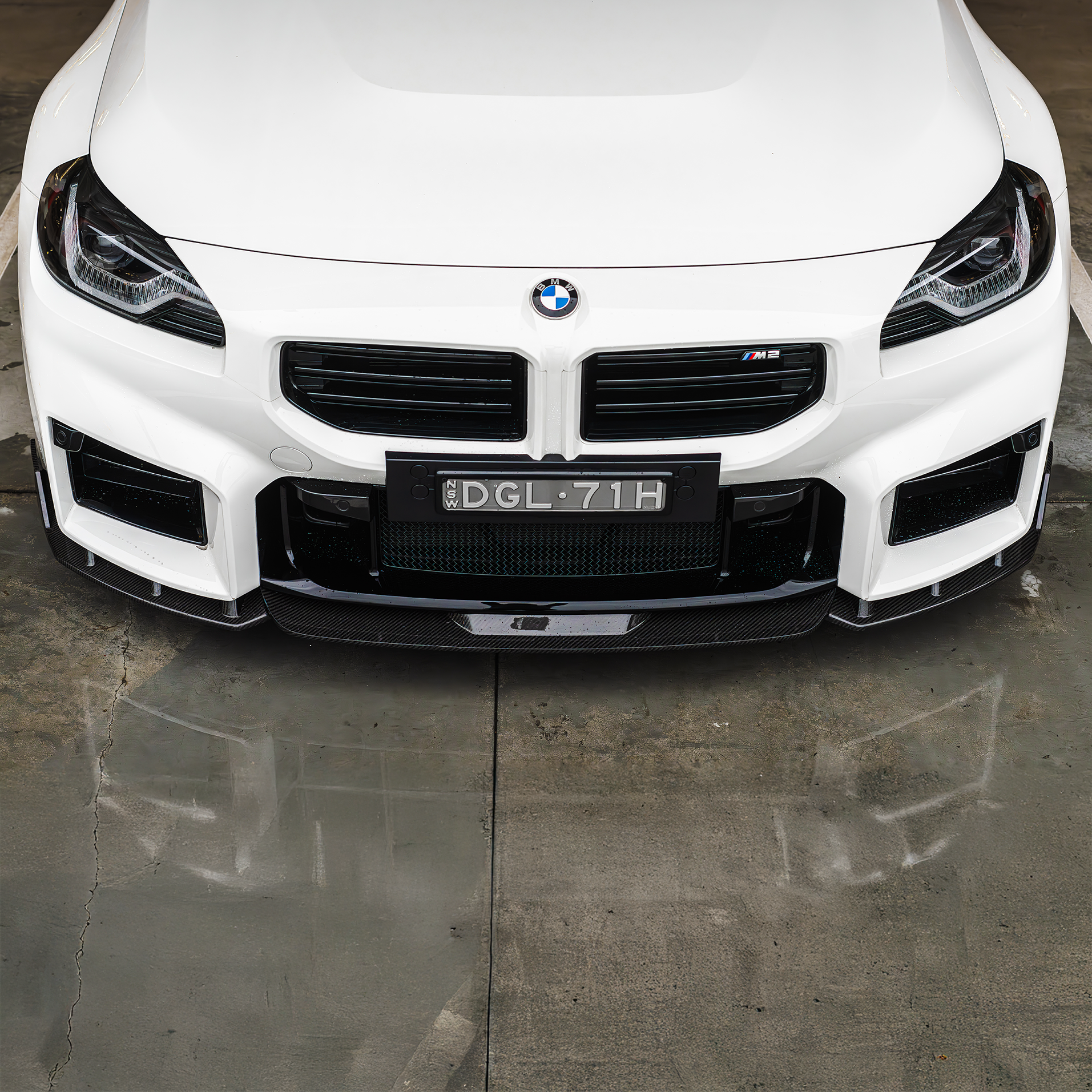 BMW Pre-Preg Carbon Fiber Empero Designs Front Splitter for G87 M2