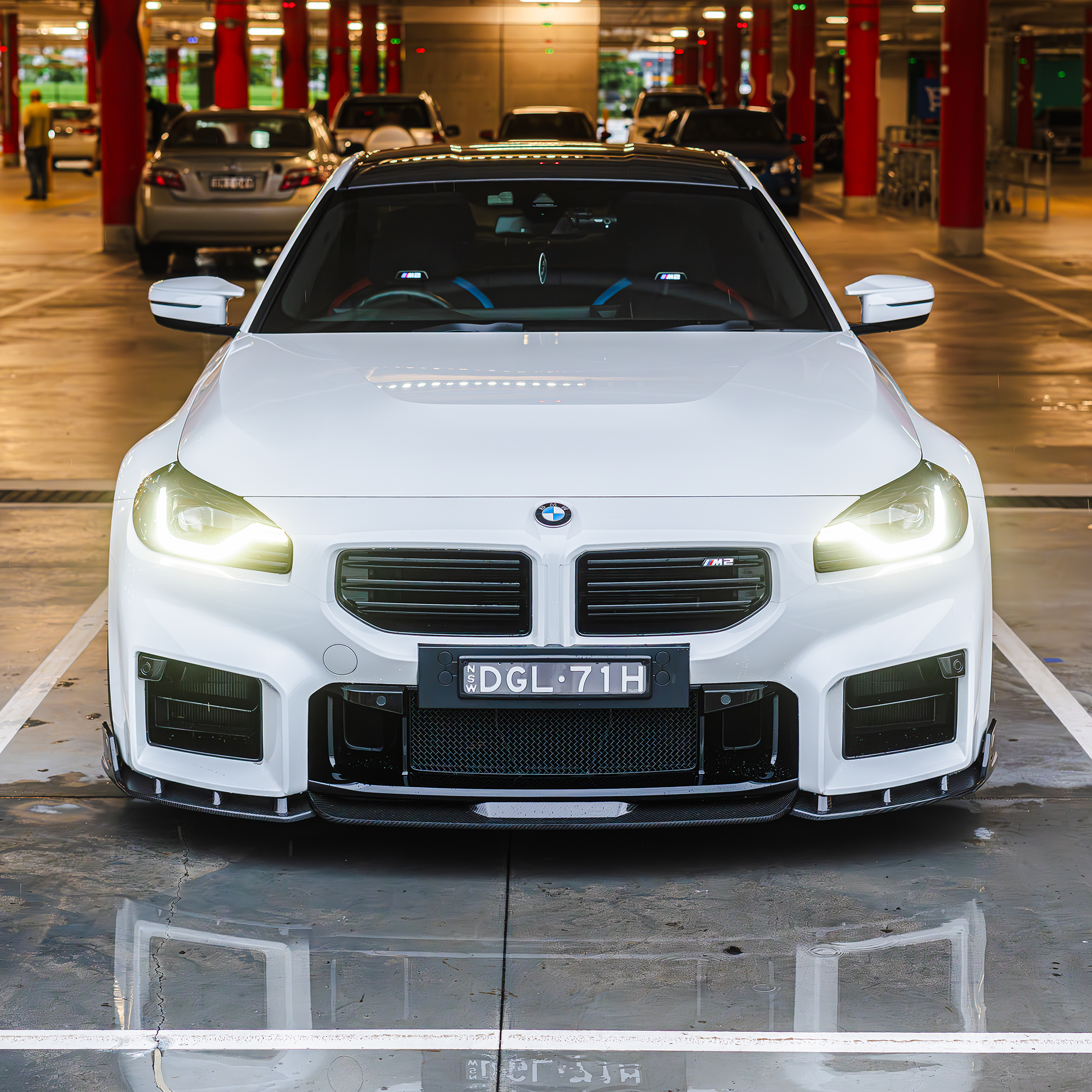 BMW Pre-Preg Carbon Fiber Empero Designs Front Splitter for G87 M2