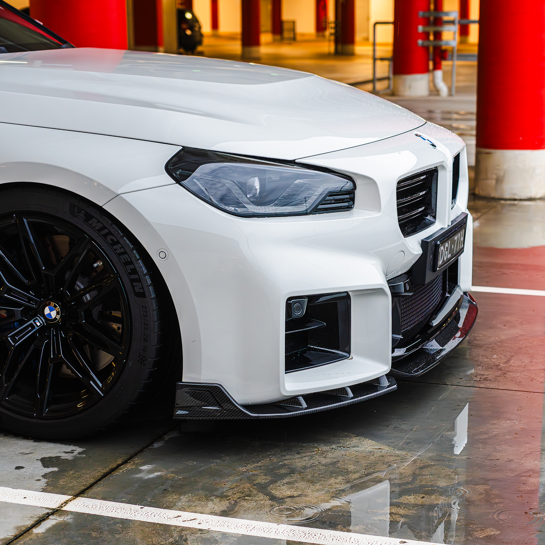 BMW Pre-Preg Carbon Fiber Empero Designs Front Splitter for G87 M2