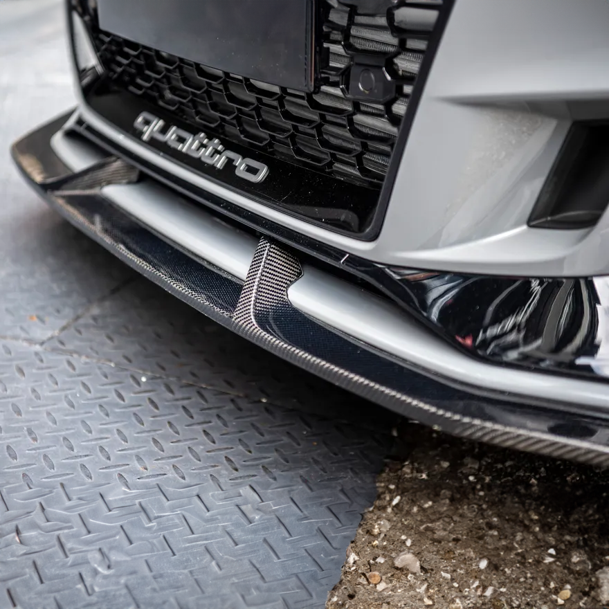 Audi Carbon Fiber JSL Style Front Splitter for 8V RS3 FL