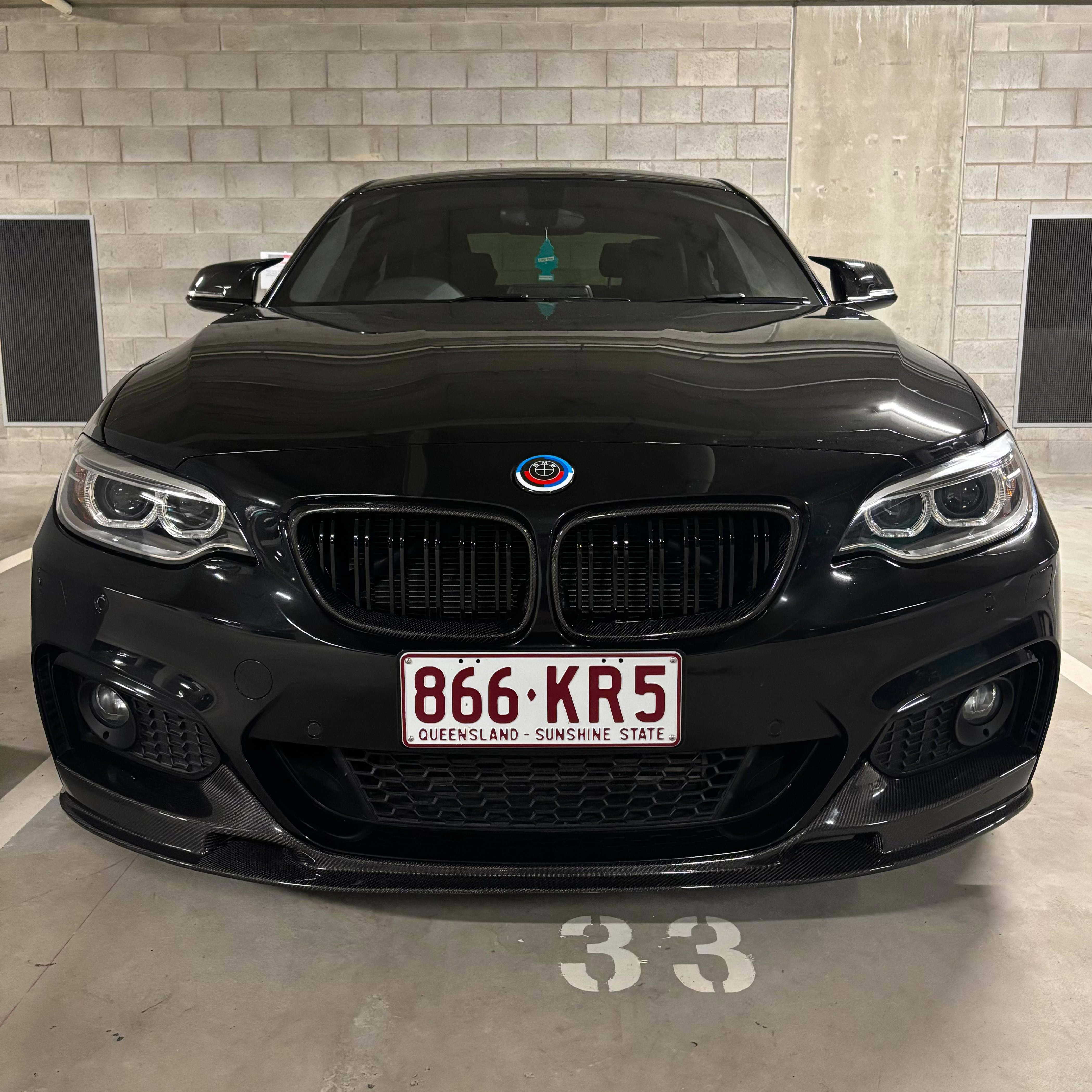 BMW Empero Designs Carbon Fiber Front Splitter for F22