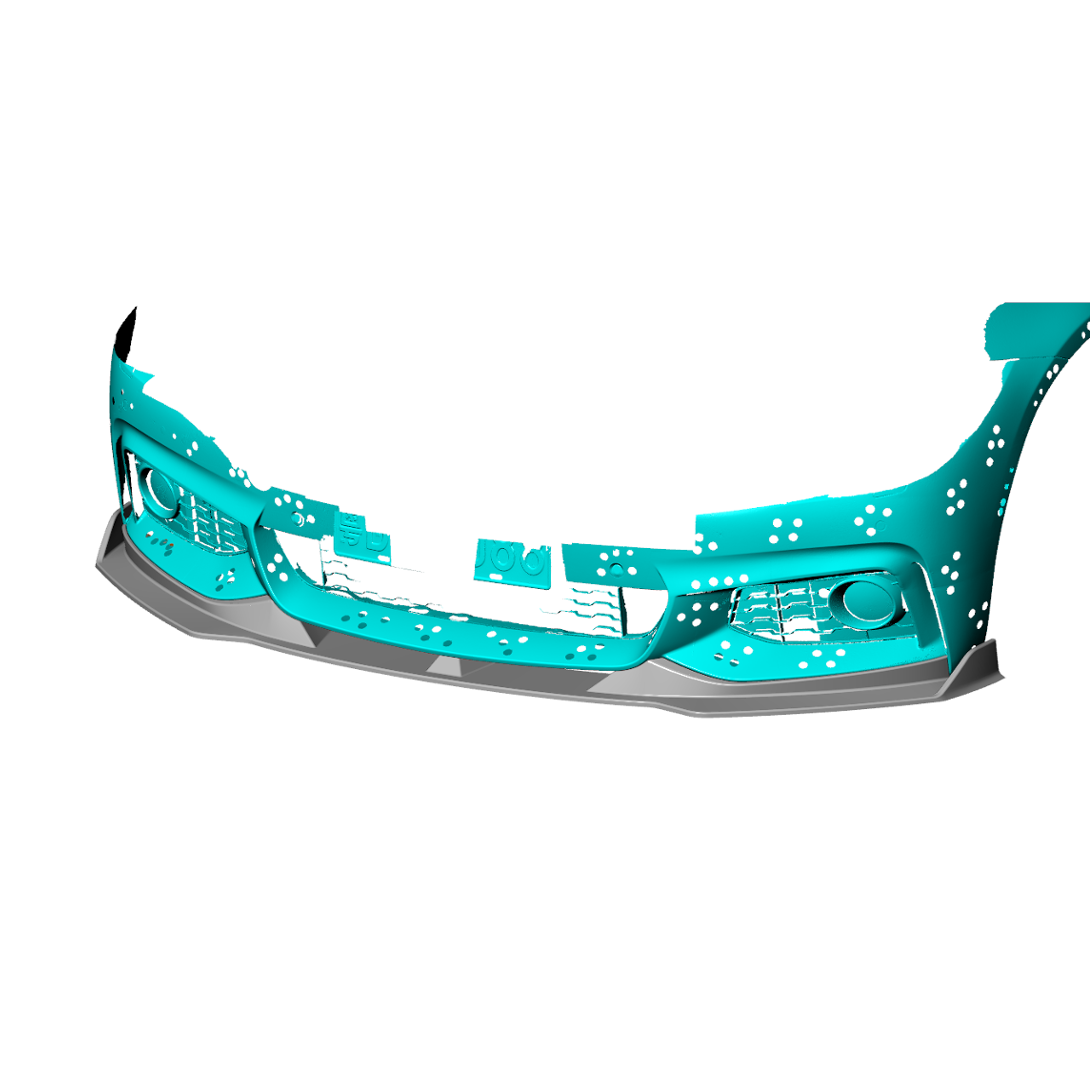 BMW Carbon Fiber V Style Front Splitter for F32