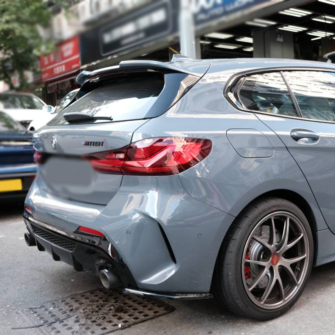 BMW Gloss Black Rear Diffuser Spats for F40