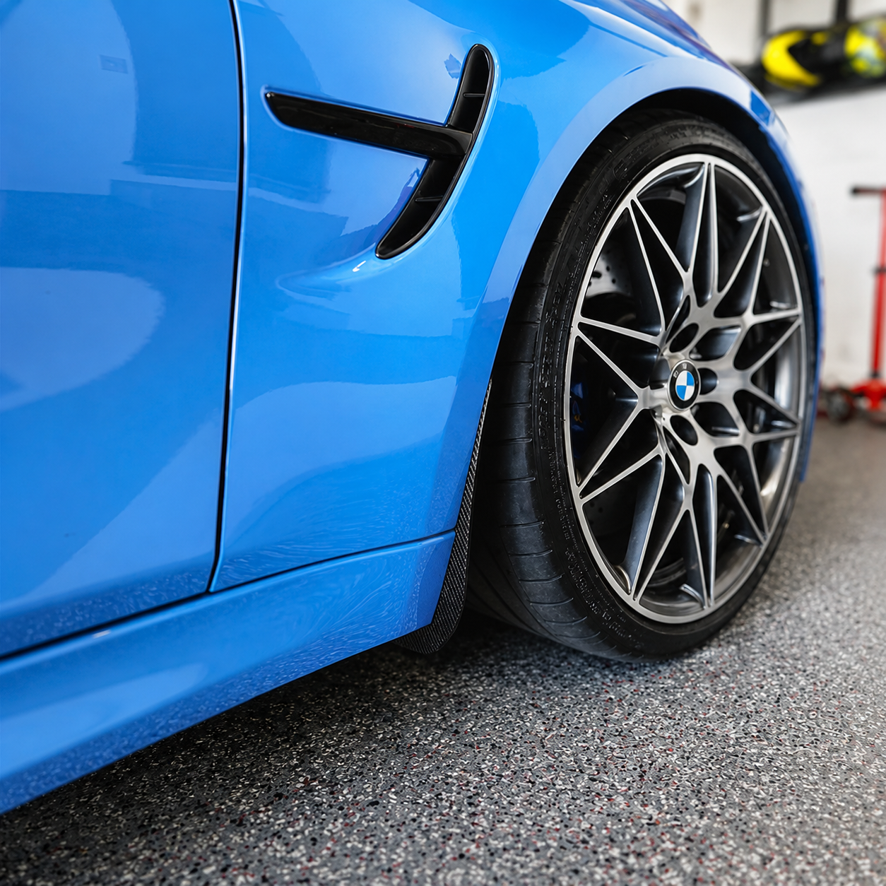 BMW Carbon Fiber Front Mud Flaps for M3 F80/F81 & M4 F82/F83