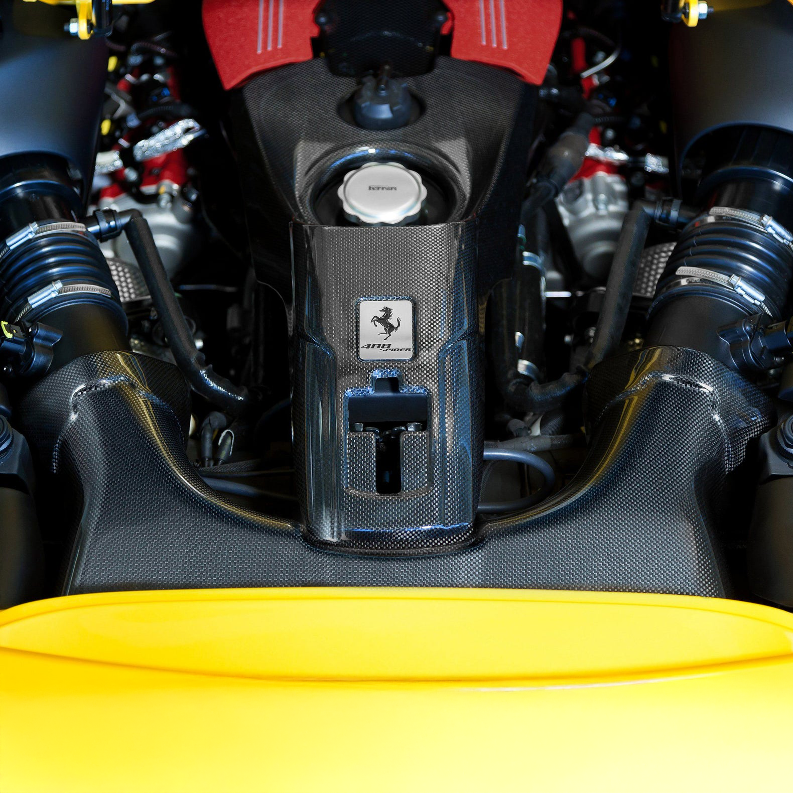 Ferrari Pre-Preg Carbon Fiber Air Intakes for 488 GTB & GTS