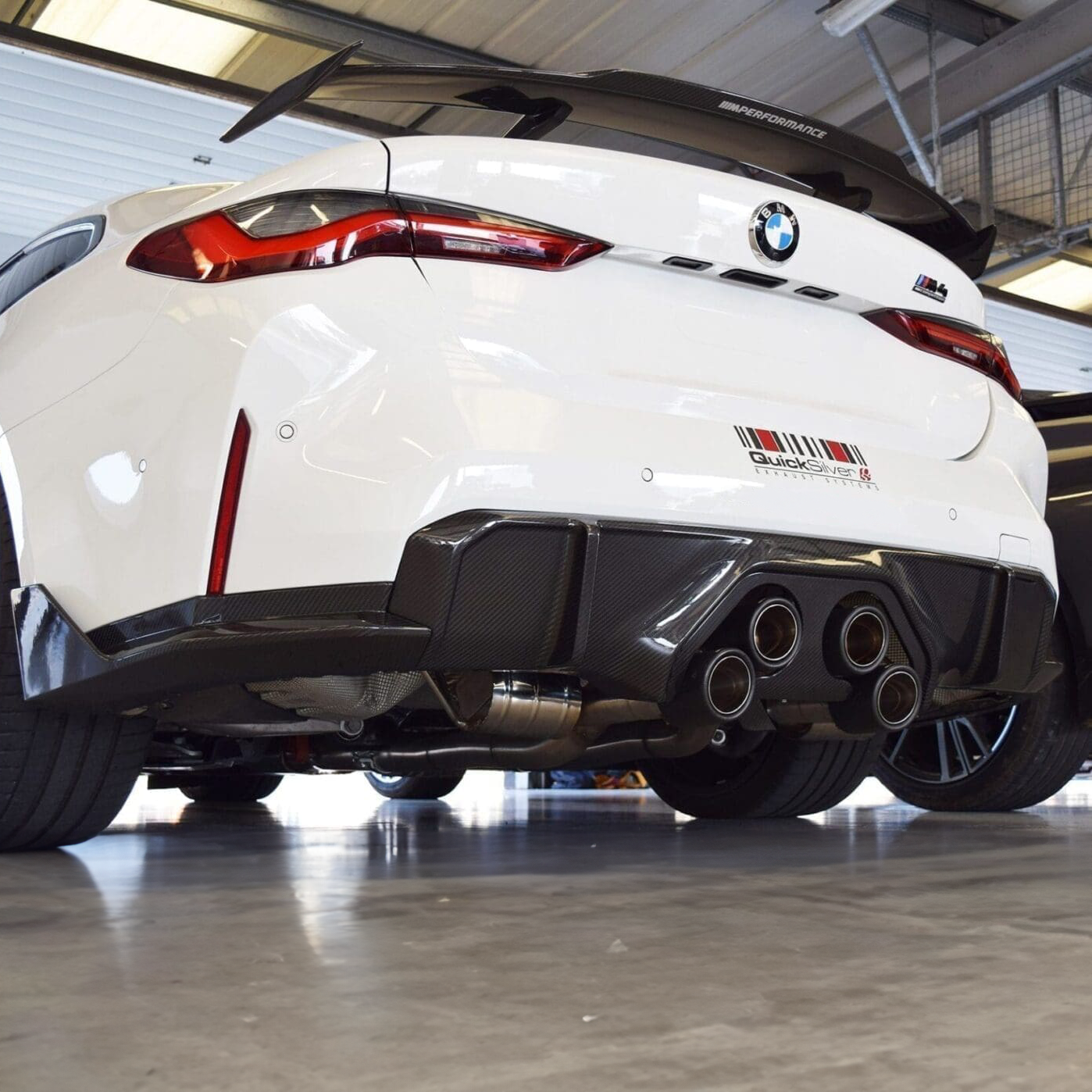 BMW Pre-Preg Carbon Fiber M Performance Style Rear Diffuser G80 M3 & G82 M4