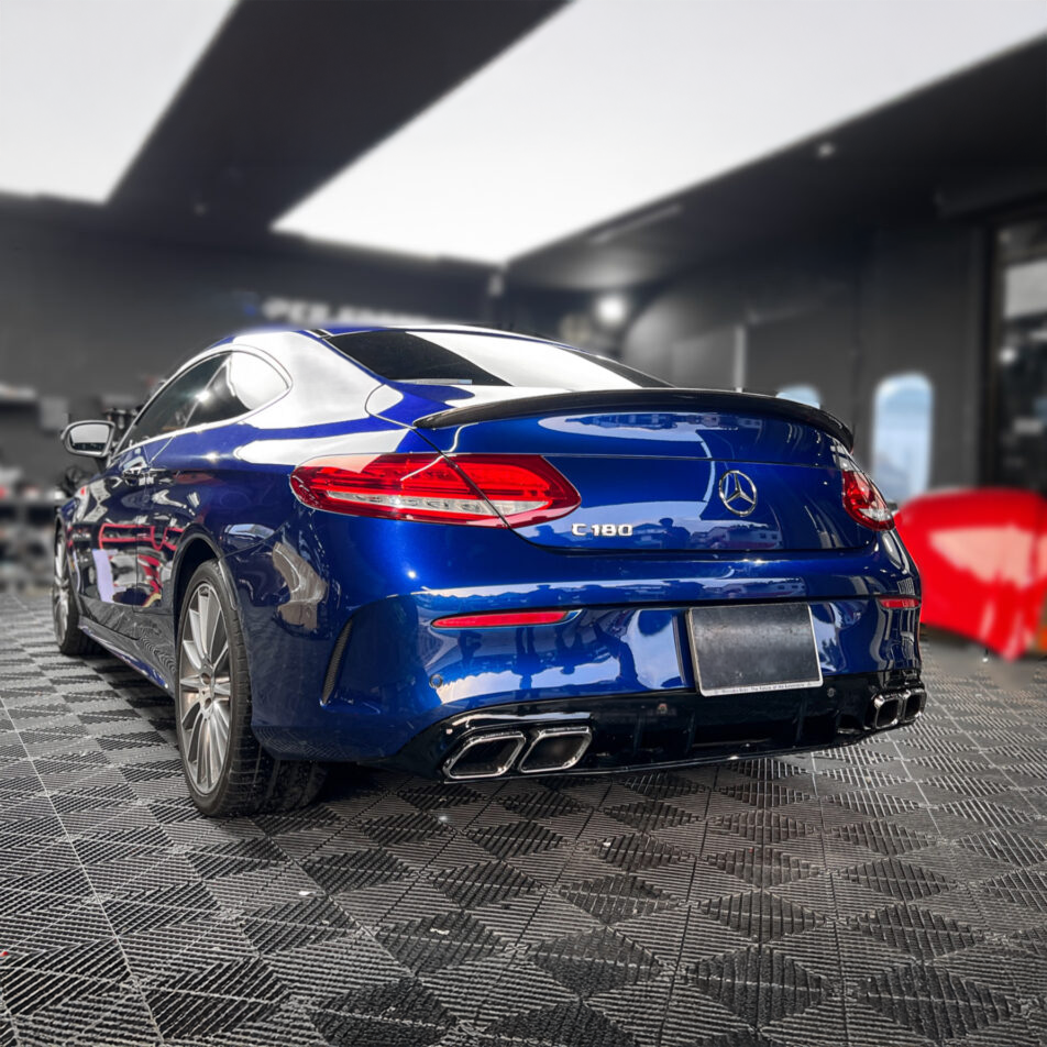 Mercedes Carbon Fiber AMG Style Rear Spoiler for W205 Coupe