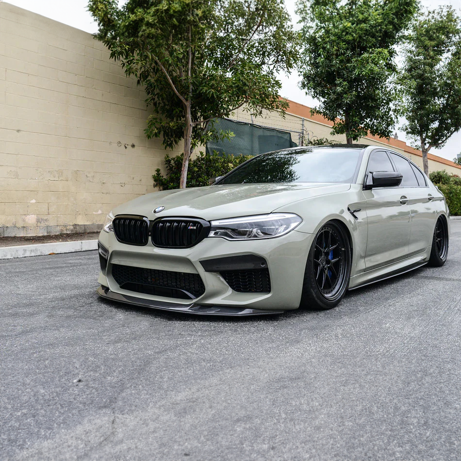 BMW Pre-Preg Carbon Fiber GTS Style Front Splitter for F90 M5