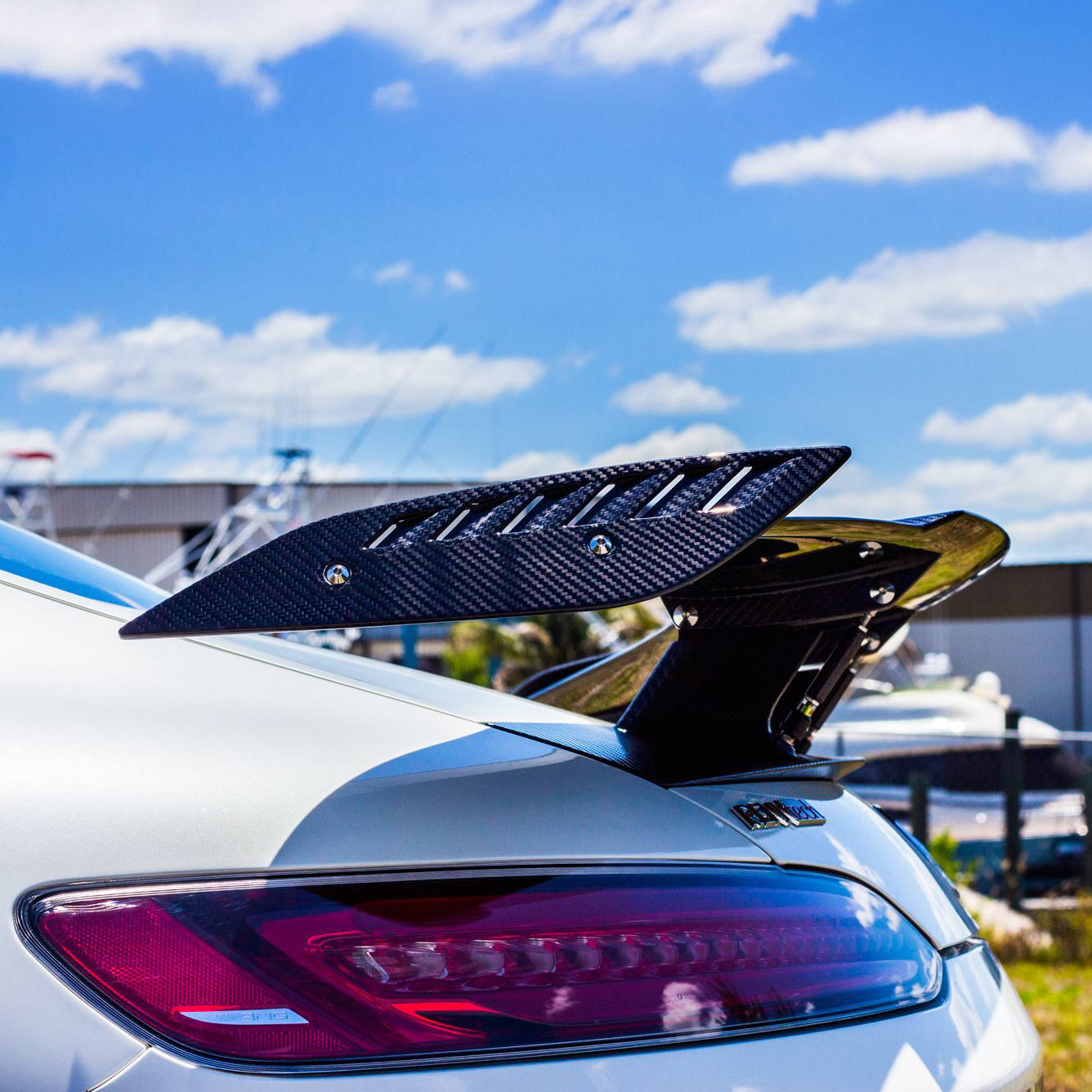 Mercedes Carbon Fiber RENNtech Style Rear Spoiler for AMG GT/S C190