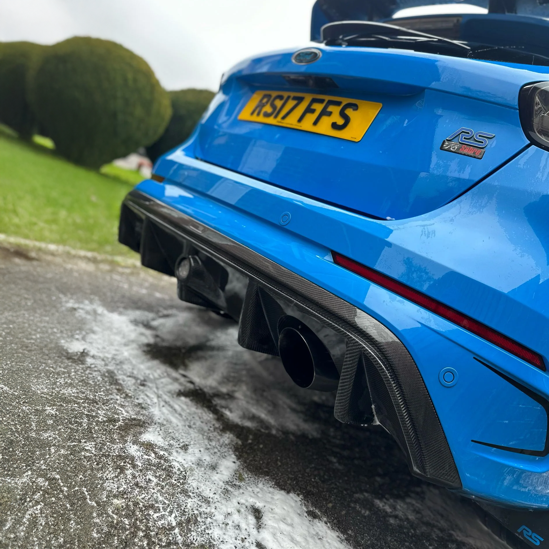Ford Carbon Fiber Rear Diffuser for MK3 Focus RS