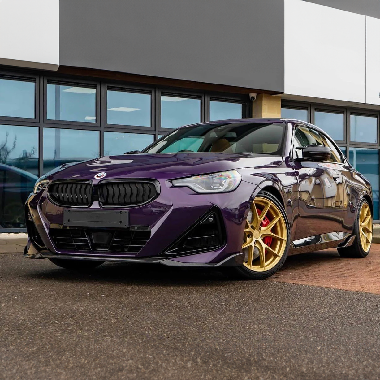 BMW Carbon Fiber M Performance Style Front Splitter for G42