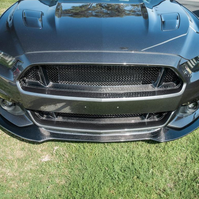 Ford Carbon Fiber Upper & Lower Front Grille for Mustang 2015-2017