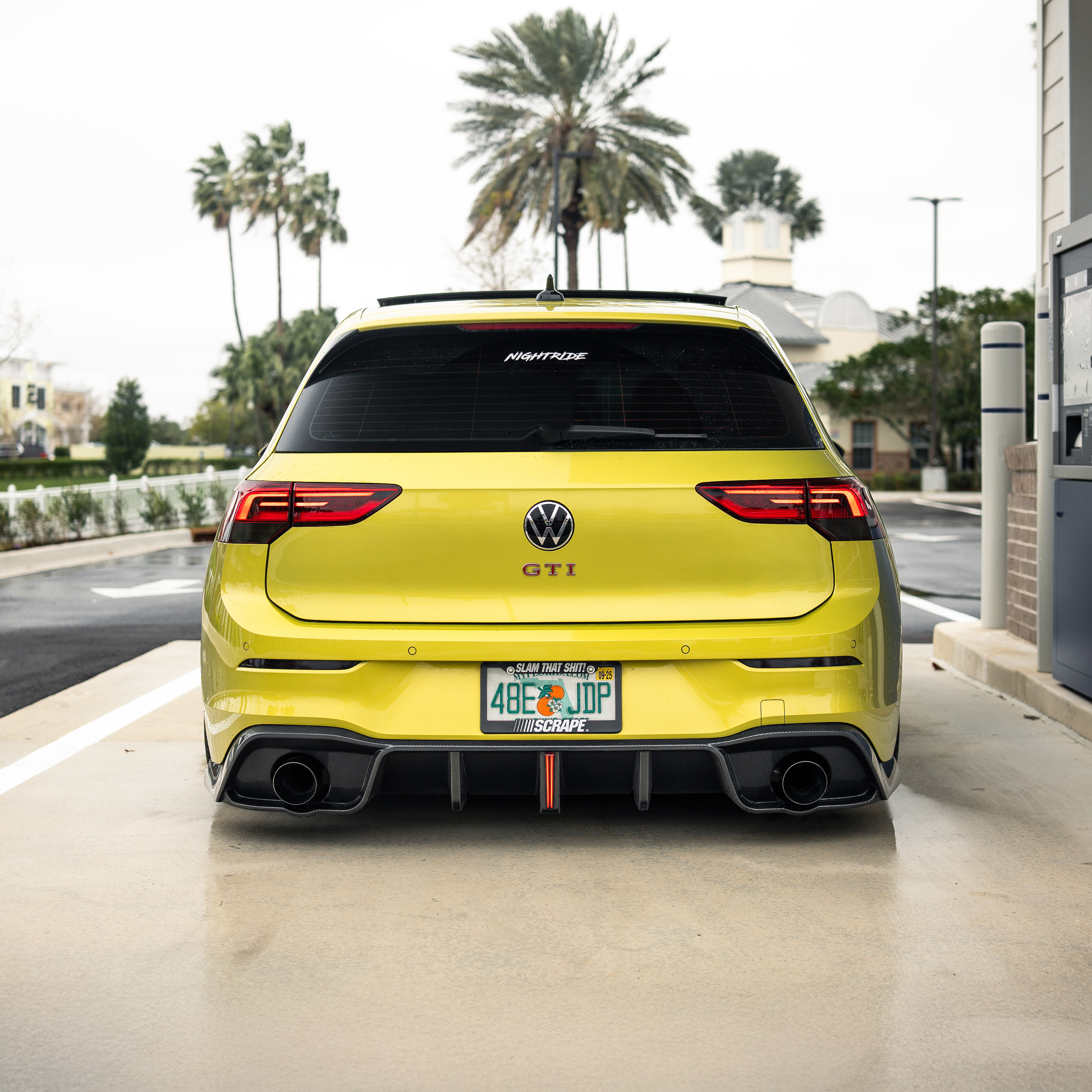 Volkswagen Empero Designs Pre-Preg Carbon Fiber Rear Diffuser for Golf MK8 GTI & R