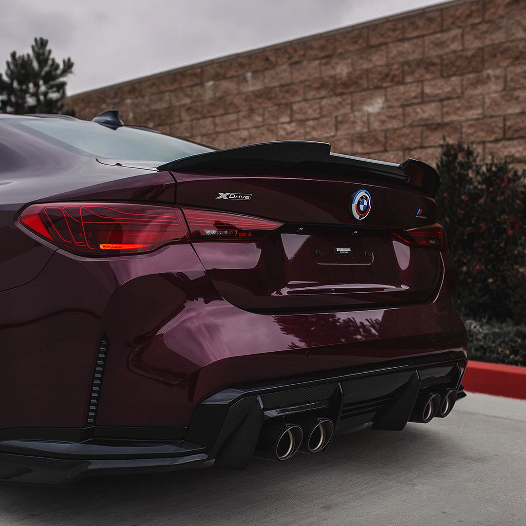 BMW Pre-Preg Carbon Fiber PSM Style Rear Spoiler for G82 M4 & G22