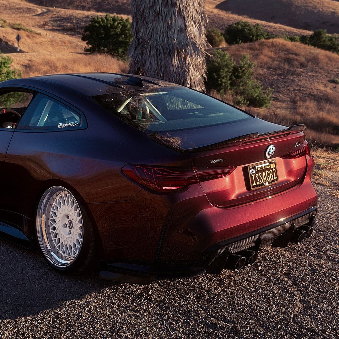 BMW Pre-Preg Carbon Fiber PSM Style Rear Spoiler for G82 M4 & G22