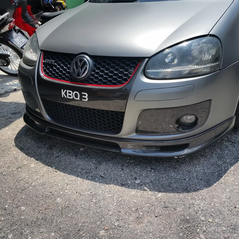 Volkswagen Carbon Fiber ABT Style Front Splitter for Golf MK5 GTI