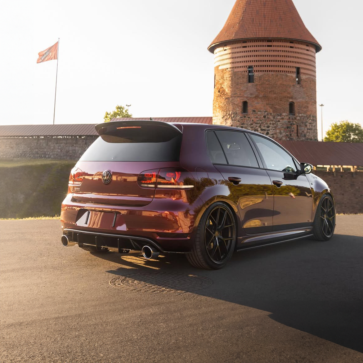 Volkswagen Rear Diffuser Canards/Spats for Golf MK6 GTI