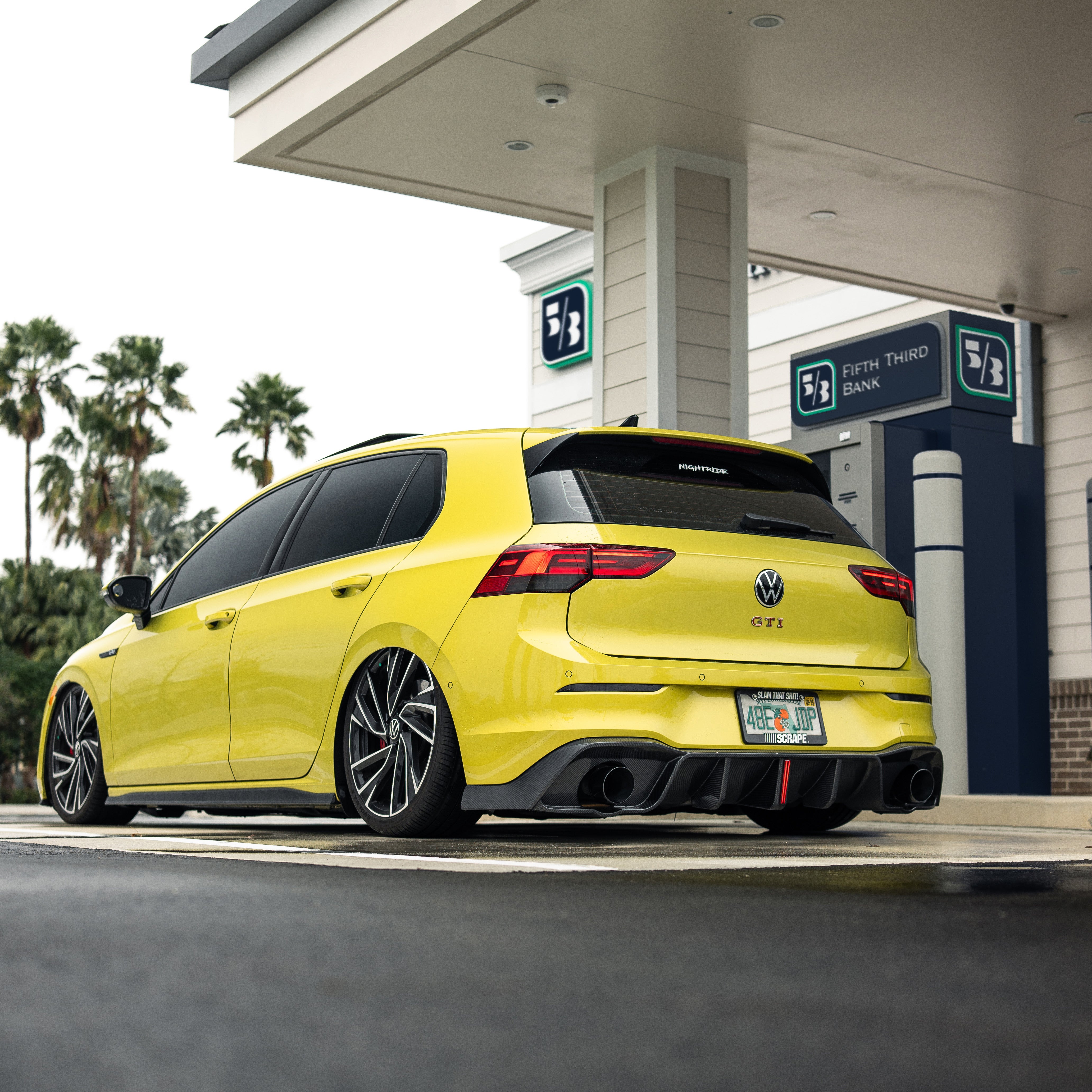 Volkswagen Empero Designs Pre-Preg Carbon Fiber Rear Diffuser for Golf MK8 GTI & R