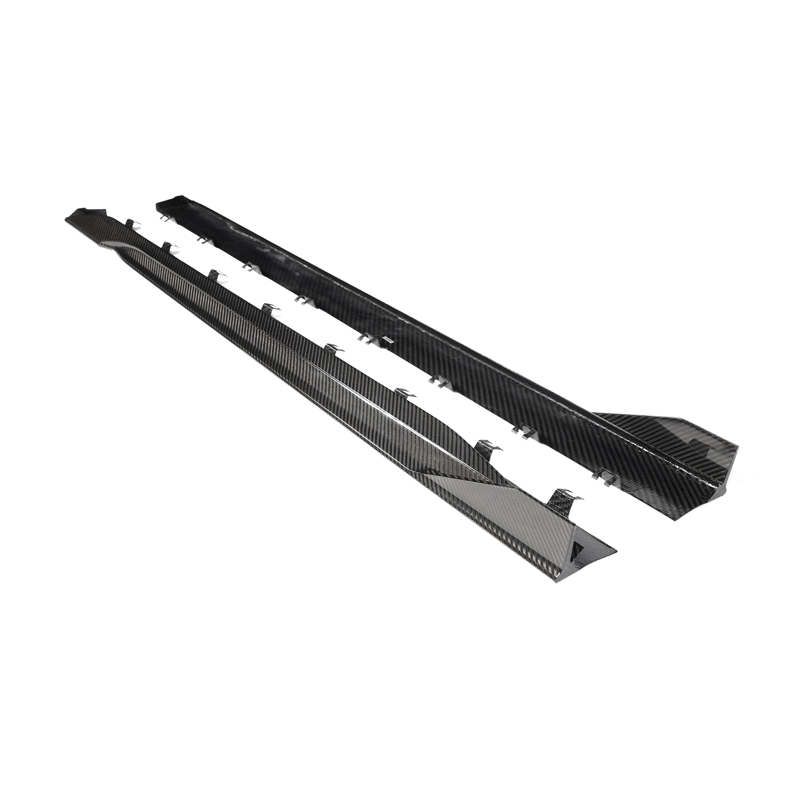Ford Carbon Fiber JCP Style Side Skirts for Mustang S650