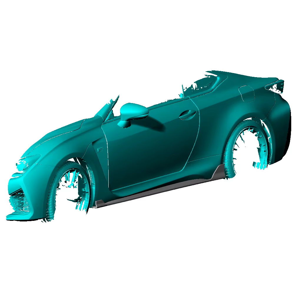 Lexus Carbon Fiber JSL Style Side Skirts for RC-F 2015-2018