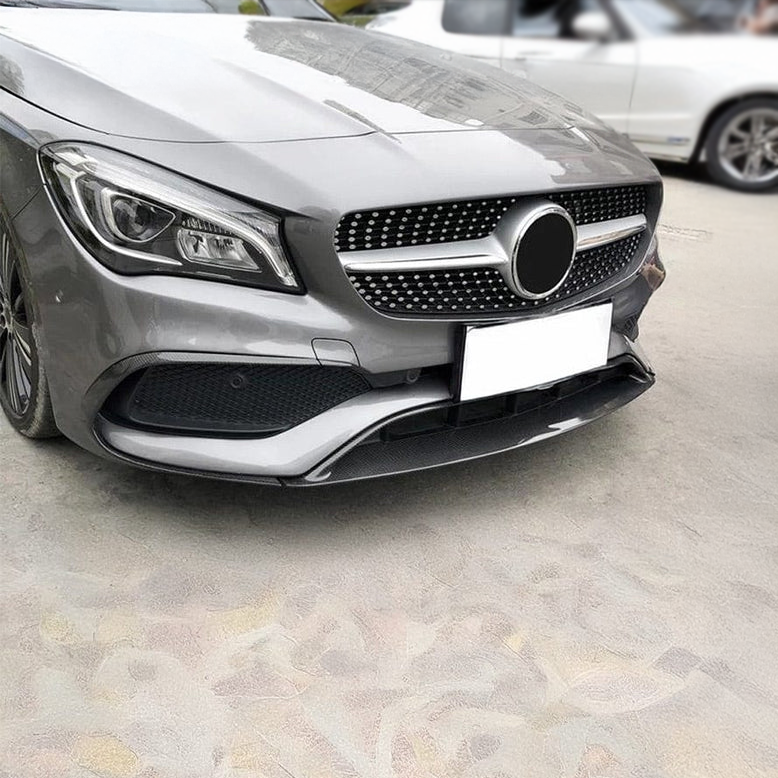 Mercedes Carbon Fiber AMG Style Front Splitter for W117 FL