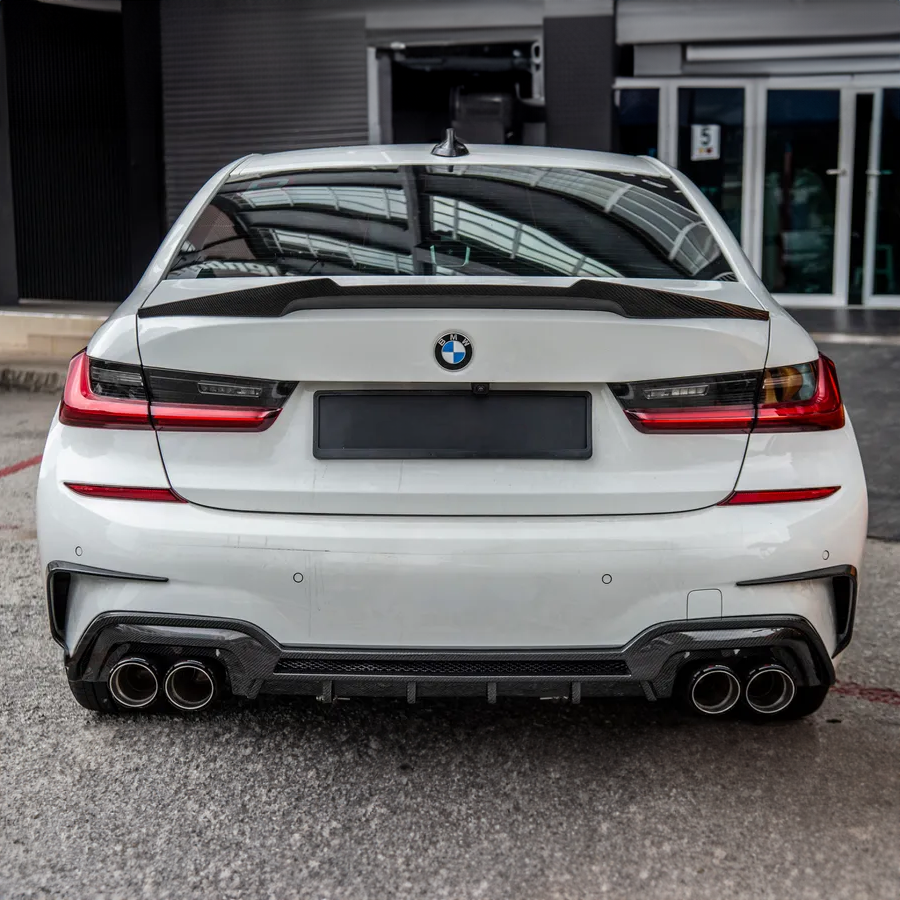 BMW Carbon Fiber Empero Designs Rear Diffuser for G20 Pre-LCI