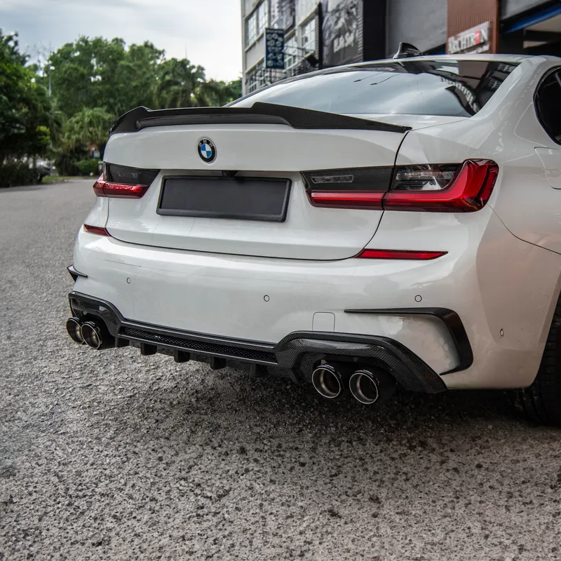 BMW Carbon Fiber Empero Designs Rear Diffuser for G20 Pre-LCI