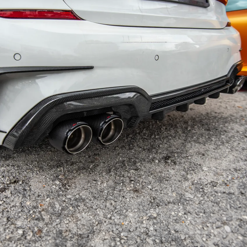 BMW Carbon Fiber Empero Designs Rear Diffuser for G20 Pre-LCI