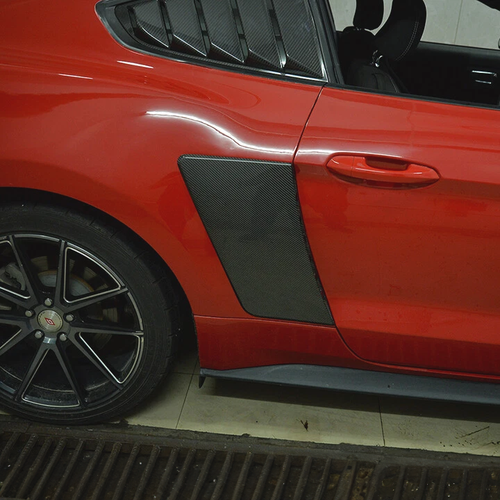 Ford Carbon Fiber Rear Fender Vent Trim for Mustang 2015-2017