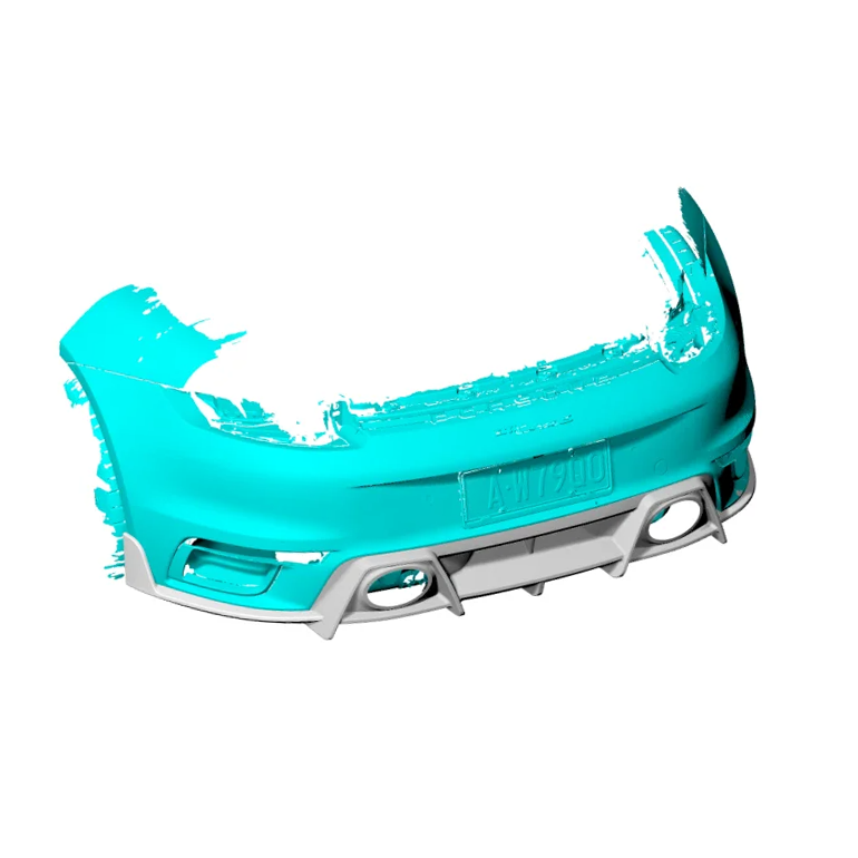 Porsche Pre-Preg Carbon Fiber JSL Style Rear Diffuser for 992 911 Turbo S