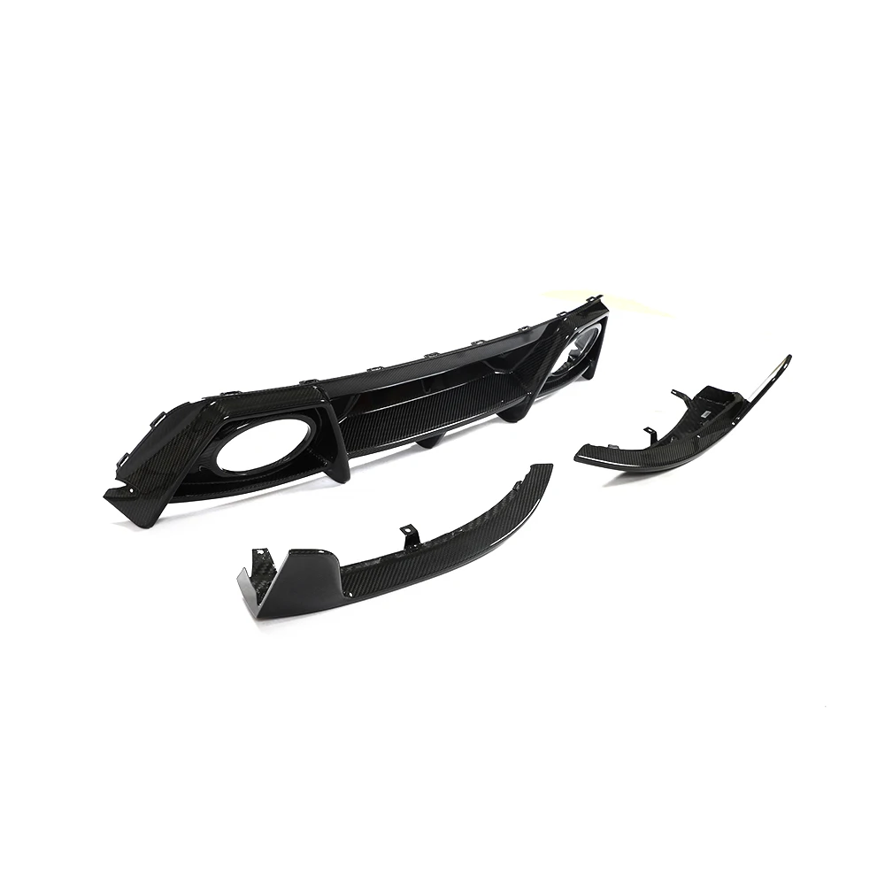 Porsche Pre-Preg Carbon Fiber JSL Style Rear Diffuser for 992 911 Turbo S