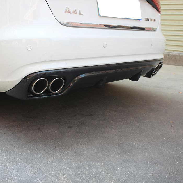 Audi Carbon Fiber Rieger Style Rear Diffuser for B8.5 A4 Standard