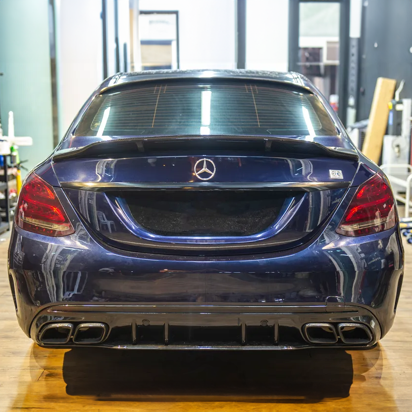 Mercedes Carbon Fiber RENNtech Style Rear Spoiler for W205 Sedan