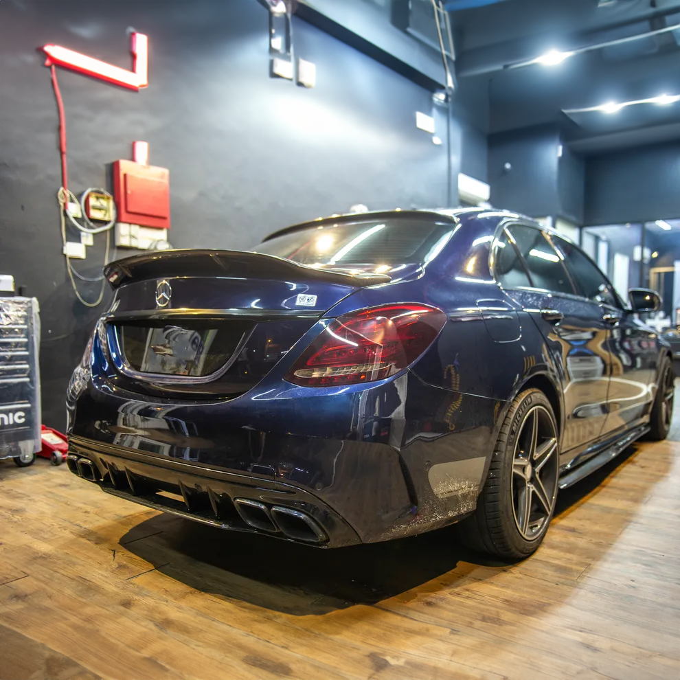 Mercedes Carbon Fiber RENNtech Style Rear Spoiler for W205 Sedan